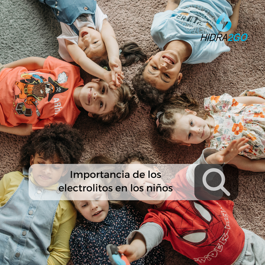 Importancia de los electrolitos en los niños