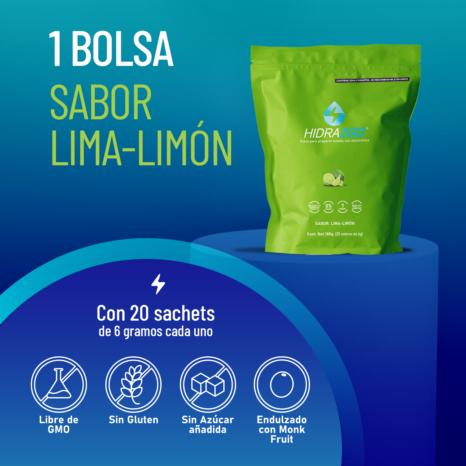 BOLSA 20 SOBRES - LIMA LIMÓN