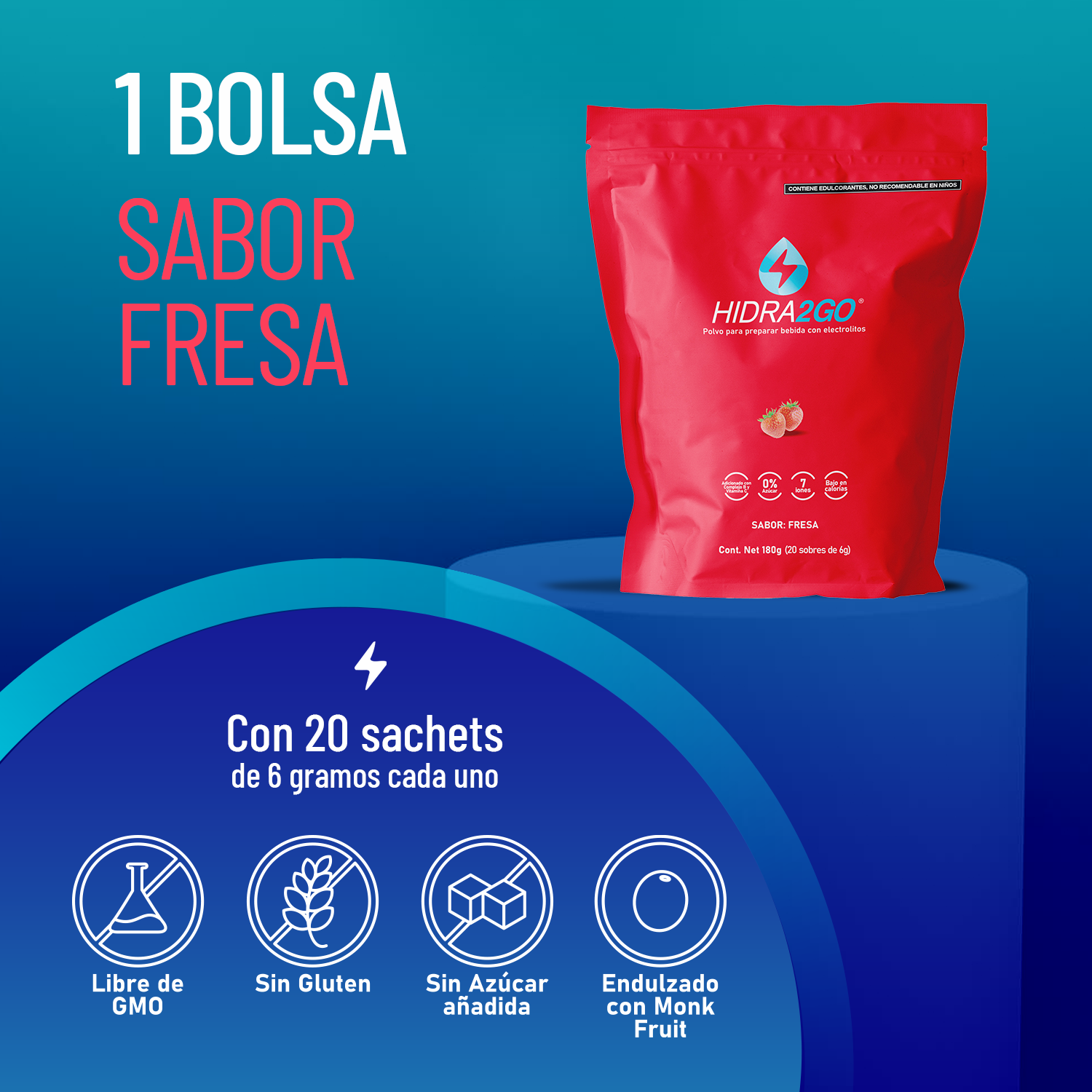 BOLSA 20 SOBRES - FRESA
