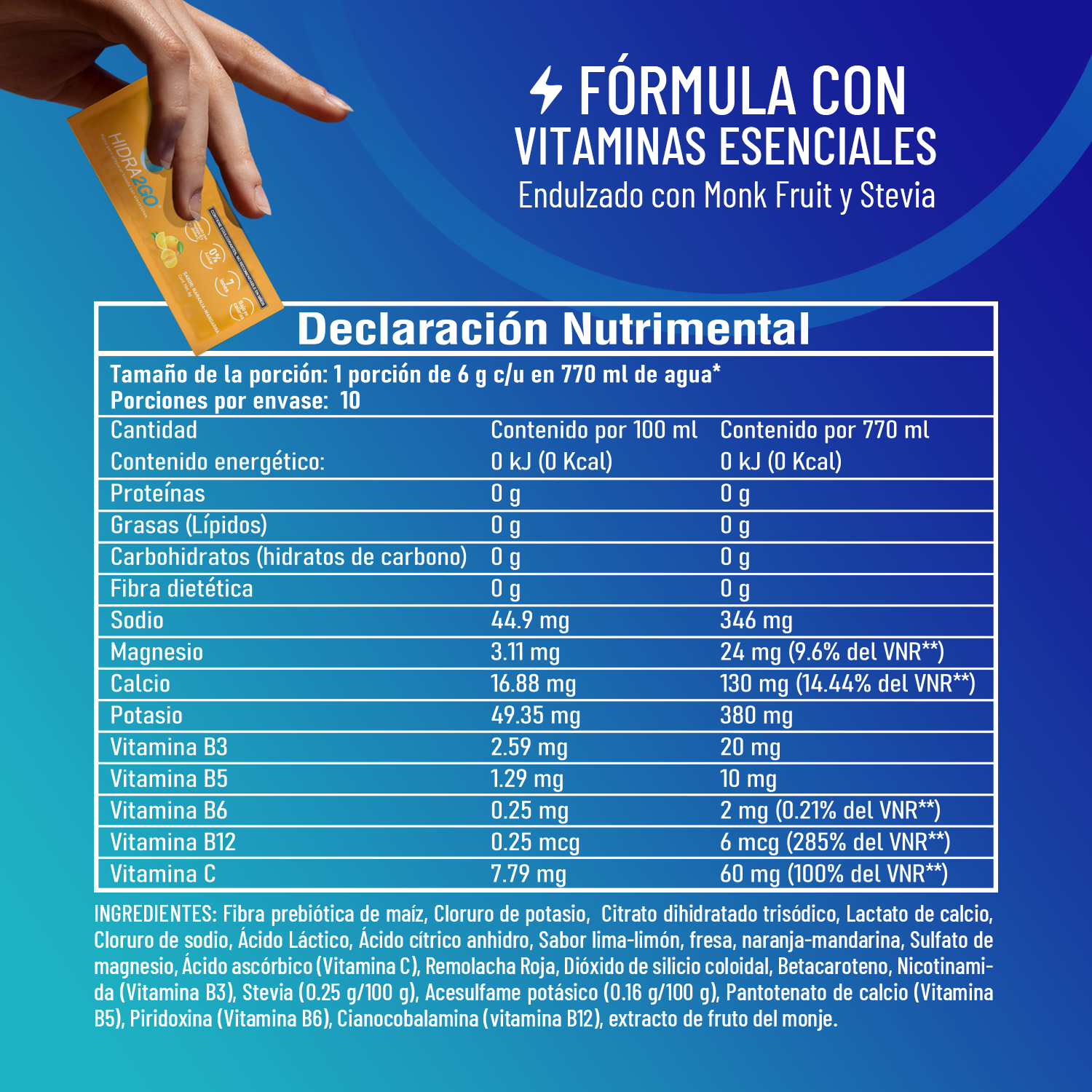 PACK 3 SABORES- FRESA, LIMA LIMON Y NARANAJA-MANDARINA