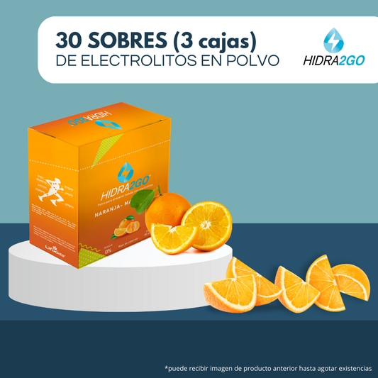 3 PACK NARANJA-MANDARINA (30 SOBRES)