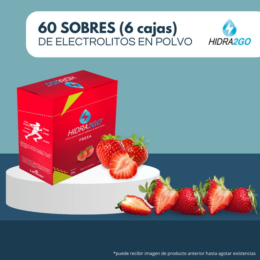 6 PACK FRESA (60 SOBRES)