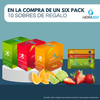 6 Pack  (60 sobres) más 10 Sobres Gratis