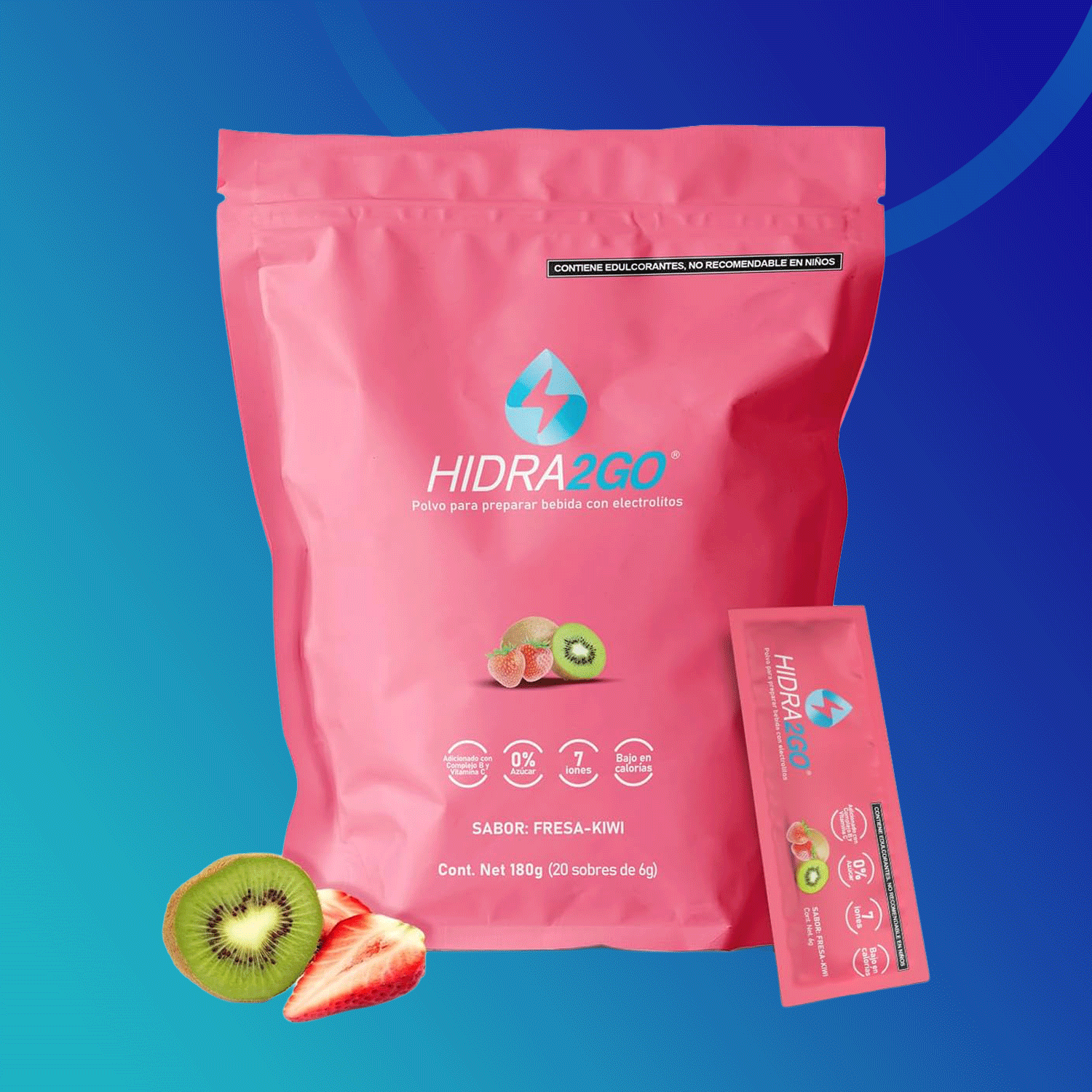 BOLSA 20 SOBRES - FRESA KIWI