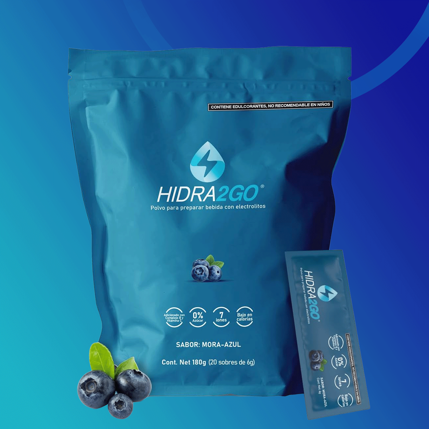 BOLSA 20 SOBRES - MORA AZUL